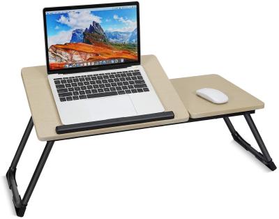 China Foldable Adjustable Portable Laptop Bed Table, Foldable Breakfast Coffee Serving Tray for sale