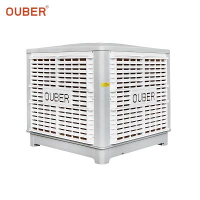 China Axial Fan OUBER Water To Air Cooling Environmental Industrial Evaporative Air Cooler for sale