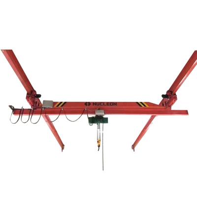 China Gantry Crane 2023 New Arrival Max Capacity 3~16t Semi Electric Single-Beam Suspension Gantry Cranes Indoor Lifting Crane for sale