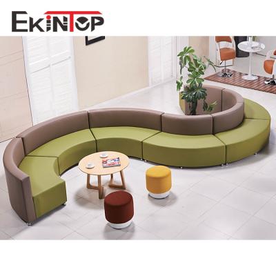 China Modular Chester Moon Reception Semicircle Round Corner S Shape Oval Sofa for sale