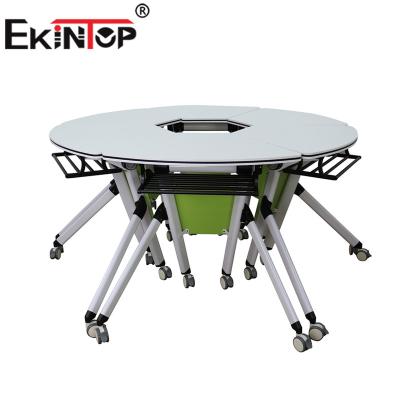 China Modern Student Folding Training Customizd Ekintop Size Quality School Tables And Chairs for sale