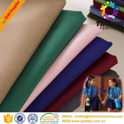 China waterproof plaid dyed school uniform material fabric for school uniform for sale