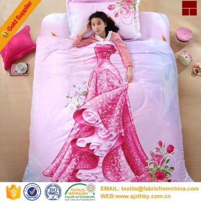 China Factory Price Polyester Anti-Static Cotton Fabric 3d Kids Sheet Blankets for sale