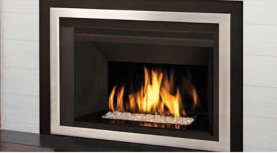 China Customized Size / Color Direct Vent Gas Fireplace Insert Style For Home for sale