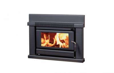 China Professional Built In Wood Burner / Wood Combustion Heater With Three Speed Room Fan for sale