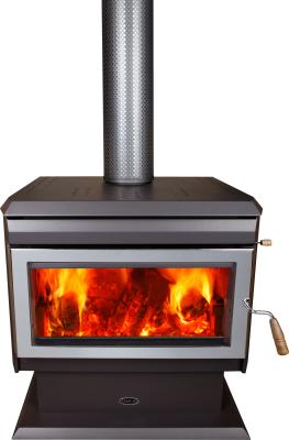 China 17KW Indoor Wood Burning Furnace , Wood Burning Heaters With Fire Brick for sale