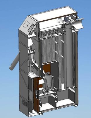 China Multi Purpose Biomass Wood Pellet Boiler For Water Heating Automatic On / Off for sale