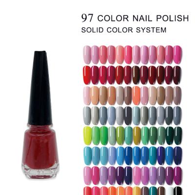 China 2020 Long Lasting New Colorful Matte Nail Polish Top Coat Pull Off Porcelain Luster Nail Polishes for sale