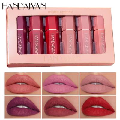 China Private Label Professional Wholesale Waterproof Vegan Gift Box Set Lipstick Matte Lip Stick for sale