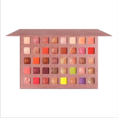 China Waterproof New 2020 Vegan Wholesales 40 Colors Highpigment Nude Eyeshadow Custom Logo Private Label Eye Shadow Palette for sale