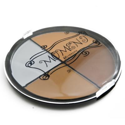 China Waterproof Logo Face Color Feature Powder Printing Dye Bar Highlighter Palette High Makeup Logo Shape for sale