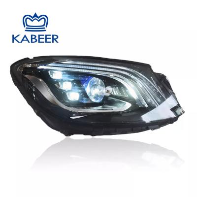 China Same As Genuine Kabeer W222 LED Headlight For Benz S Class 2014-2017 Upgrade Modify Facelift Customize To MBH LED DRL AFS Modified Headlamp for sale