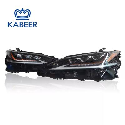 China Same as genuine Kabeer modified ES LED headlight for ES200 ES250 ES300h ES350 2020 update to modify to triple lens version laser headlight for sale