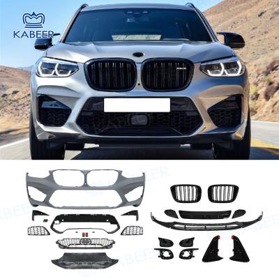 China Same as genuine modified for BMW X3 G01 G08 bodykit upgrade X3M car front bumper body parts body bumper kit for sale