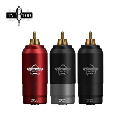 China Wholesale Tattoo Machine Tattoo Power Supplies RCA Attach Mini Wireless Rocket Tattoo Power Supply For Tattoo Machine for sale