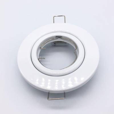 China Modern Modern Lighting Sarkit mr16 Frame With Gu10 Adjustable Round Recessed Ceiling Downlight Fixture for sale