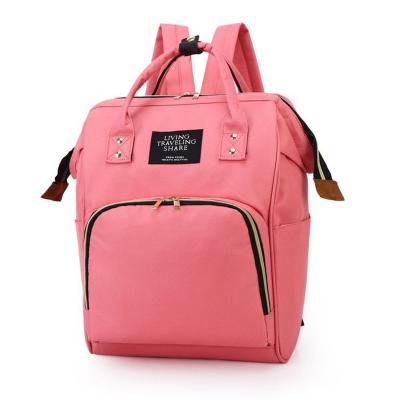 China Hot Sale Portable Waterproof Anti-theft Mummy Backpack Mom Baby Diaper Bag Outdoor Travel Backpack for sale