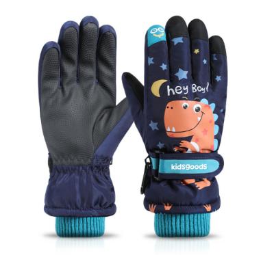 China Warm children's glove for the ski windbreaker for sale