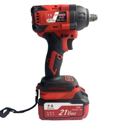 China Strong Strength High Quality 21V Battery Powered Impact Wrench heavy duty electric cordless wrench Included 5.0Ah Battery and Charger for sale