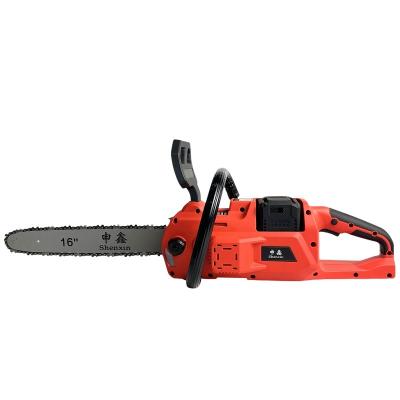 China Long endurance Factory direct sales 42V 16 inch Handlithium chainsaw Battery Mini Household Wireless Electric Chain Saw for sale