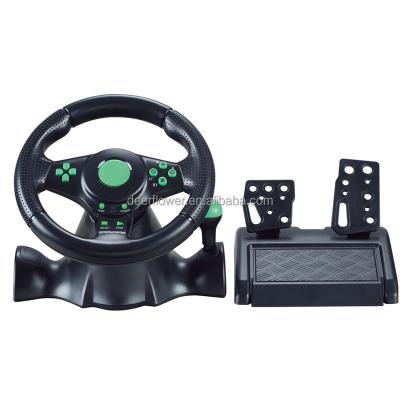 China Hot Sale Steering Game Wheel Driving 180 Degree Angle Adjustable Steering Wheel Game Racing Car For Ps2/ps3/x Box/pc Racing Controller for sale