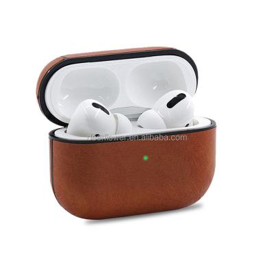 China For AirPods Pro Wholesale PU Leather Case For Airpods Pro 1 2 3 Cover Device For Airpods Pro Case Leather for sale