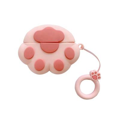 China For Airpods Silicone 3d Design Cat Paw Case For Airpods 1/2 For Airpods1 2 For Airpods1 For Airpods2 Earphone Cover Device Accessories for sale