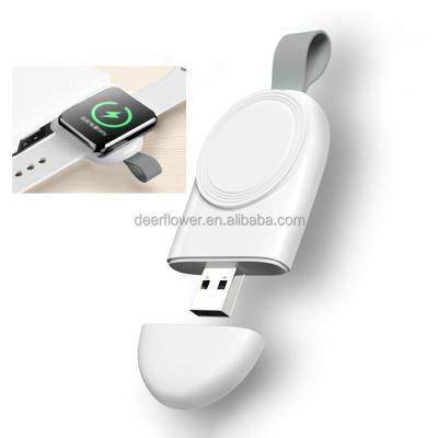 China Mini USB Smart Watch Charger Portable Fast Wireless Charger Dock Station Magnetic USB Radio Fast Charging Charger For Apple Watch for sale