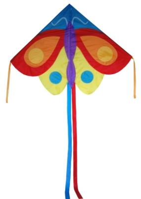 China Butterfly Parttern Fiberglass Frame 130*180cm Delta Stunt Kite for sale