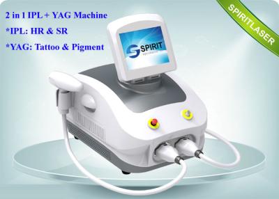 China 2 Handpieces Laser IPL Machine Skin Care , Tattoo Removal , Hair Removal Permanently for sale