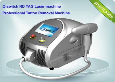 China Desktop Q-switch ND YAG Laser Tattoo Removal System / Laser Treatment For Pigmentation for sale