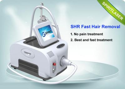 China Fast Depilation SHR Permanent Hair Removal Machine With CPC Connector for sale