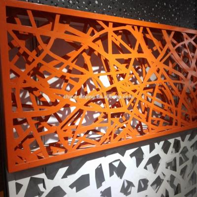 China Special CNC Cutting Decorative Crafts Curtain Wall Aluminum Metal Screen Panel Customized Size for sale