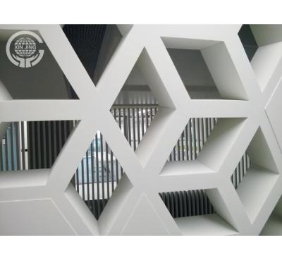 China Exterior Fancy Design Screen Building Decorative Aluminum Wall Panel For Lobby for sale