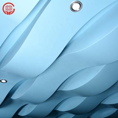 China Artistic Ceilings Wave Metal Ceiling Panels False Ceiling Aluminum Ceiling Panels for sale