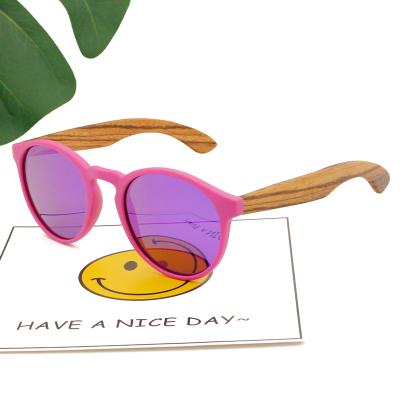 China Fashion Sunglasses Multi Color Private Label Sunglasses Polarized Wooden Shades Sun Glasses Kids UV400 Sunglasses for sale