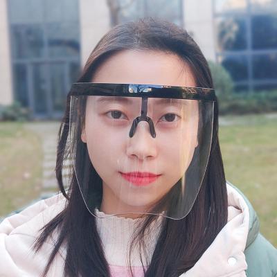 China New Face Shield Full Face Shield Safe Plastic Transparent Face Shield Clear Face Mask for sale