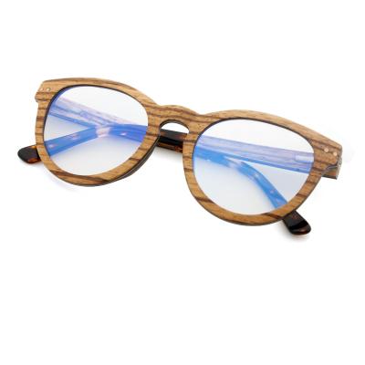 China Fashion Sunglasses Wooden Handmade Blue Light Glass Anti Customize Logo Luxury Eyeglasses For TV for sale