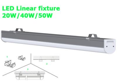 Κίνα Batten προσαρτημάτων υψηλής δύναμης 20W 2FT ενσωματωμένο CE RoHs φωτισμού των οδηγήσεων εγκεκριμένο προς πώληση