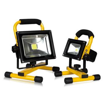 China Outdoor 20w rechargeable portable led work light 1700lm / w Aluminum alloy body for sale