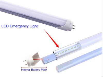 China Internal Battery Pack Emergency Led Tube For Classromm Office for sale