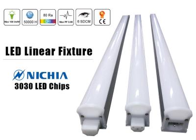 China 40 Watt Weatherproof Batten Lights Fixtures SMD3030 Nichia Chips for sale