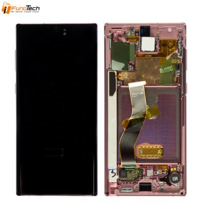 China Dynamic AMOLED Mobile Phone LCD Display Screen Touch For Samsung Galaxy Note 10 Digitizer Assembly Replacement For Samsung Note 10 LCD for sale