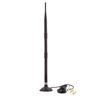 China ABS long range 20km GSM rubber wifi magnet dbi outdoor rubber base 12 base 5g antenna for sale