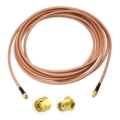 China Wholesale Low Loss RG316 Coaxial Line SMA Male To SMA Female Coaxial Gps Antenna Converter Extension Cable CB015 for sale