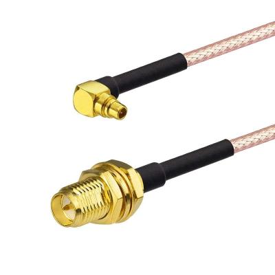 China Wholesale Low loss RG178 coaxial line MMCX to RP SMA Kabel antenna wifi cable extension adapter coaxial wire CB014 for sale