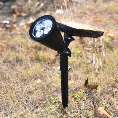 China Latest Design Garden New Arrival Solar Powered Pin Lamp IP65 Garden Spot Adjustable Ground Light for sale