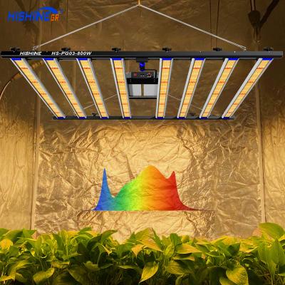 China FLOWER Hishine 2022 Hot Selling LED Grow Light Using Newest LM301b For Indoor Plants Growing Flower Stage Plants Grow Lights for sale