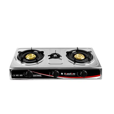 China Hotel Factory Price Three Burner 3 Hobs With Competitive Price Gas Cooker Stove for sale