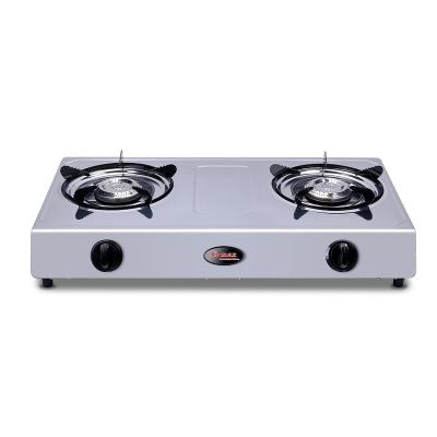 China High Quality Household OEM China Gas Cooker Accessories 2 Burner Stainless Steel Stove For Wholesale for sale